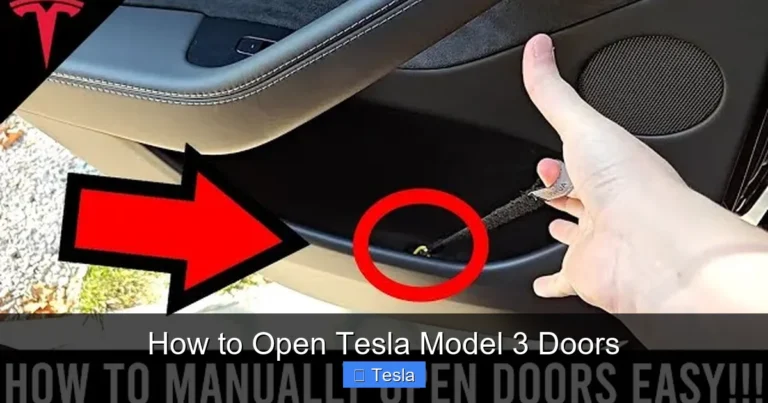 How to Open Tesla Model 3 Doors