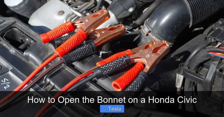 How to Open the Bonnet on a Honda Civic