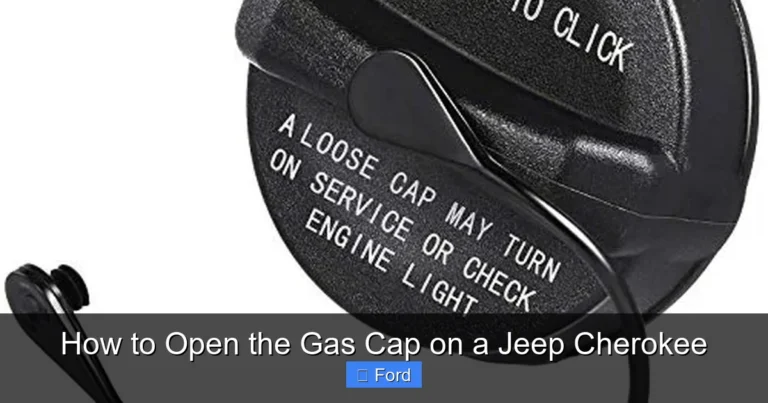 How to Open the Gas Cap on a Jeep Cherokee