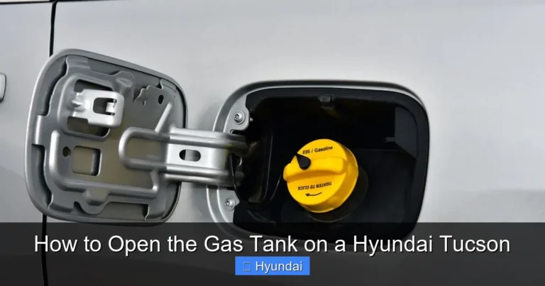 How to Open the Gas Tank on a Hyundai Tucson