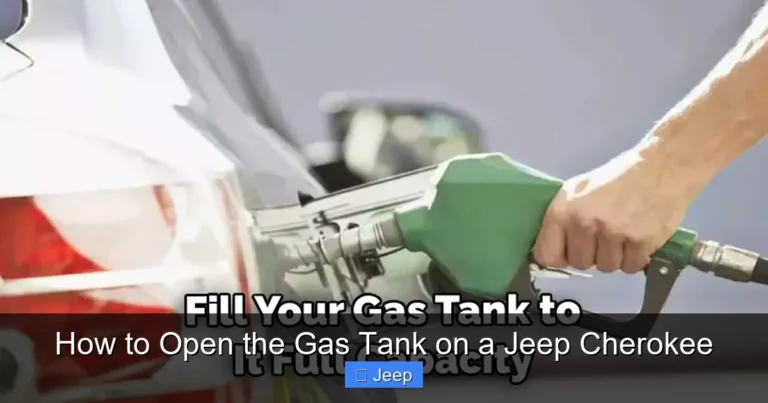How to Open the Gas Tank on a Jeep Cherokee
