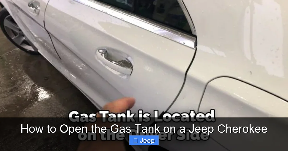 How to Open the Gas Tank on a Jeep Cherokee