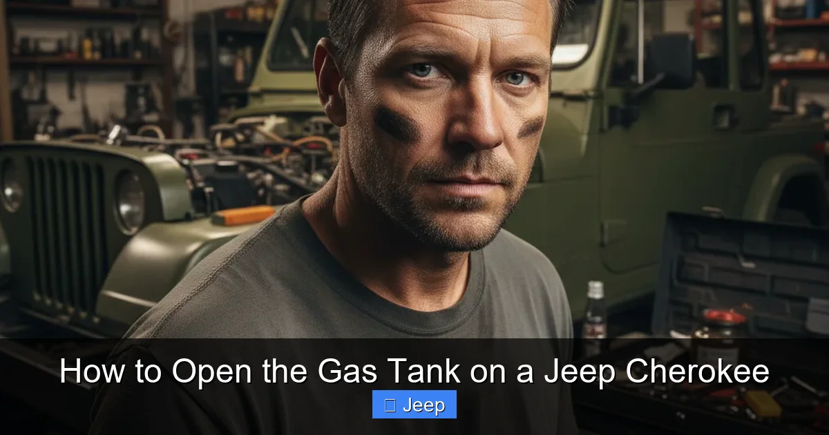 How to Open the Gas Tank on a Jeep Cherokee