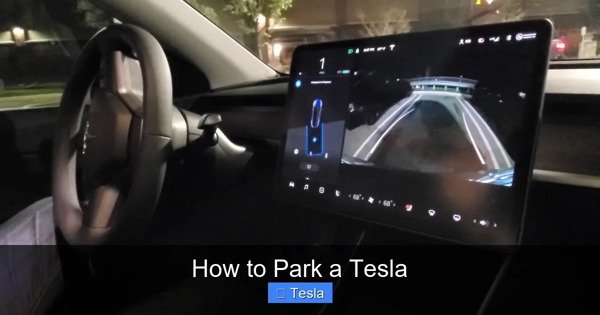 How to Park a Tesla