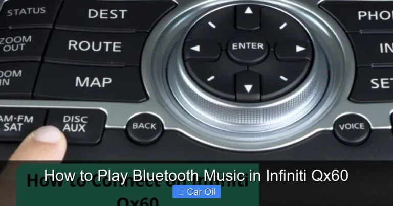 How to Play Bluetooth Music in Infiniti Qx60