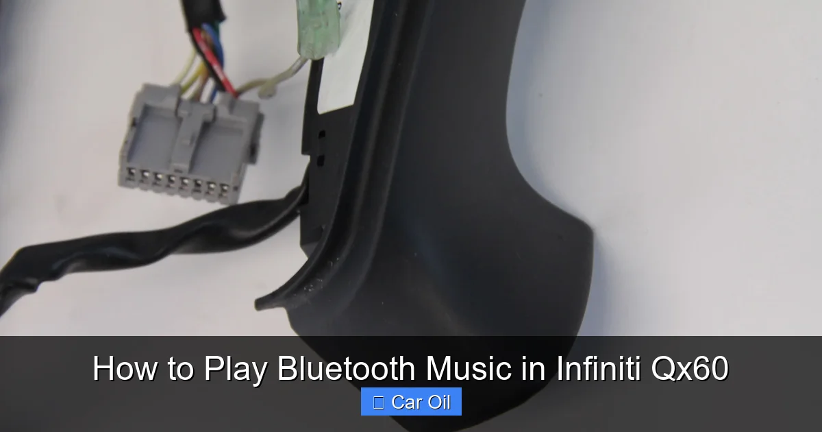 How to Play Bluetooth Music in Infiniti Qx60