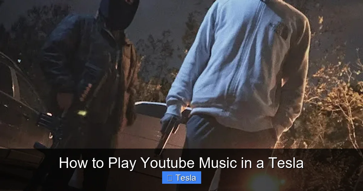 How to Play Youtube Music in a Tesla