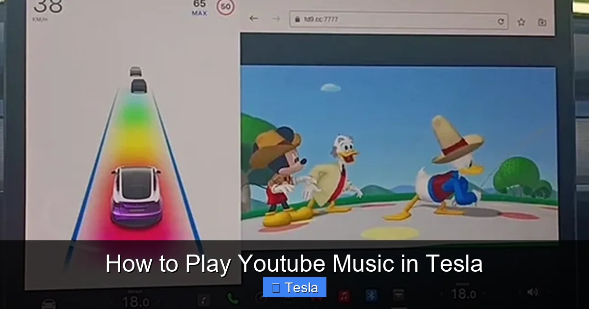 How to Play Youtube Music in Tesla