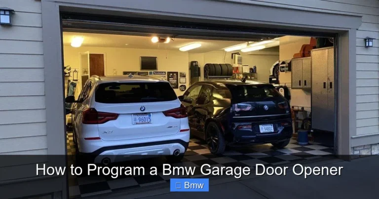 How to Program a Bmw Garage Door Opener