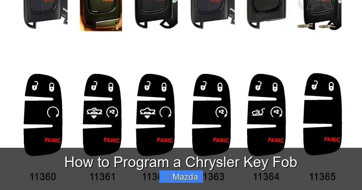How to Program a Chrysler Key Fob