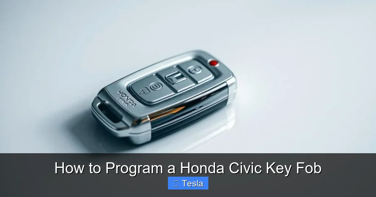 How to Program a Honda Civic Key Fob