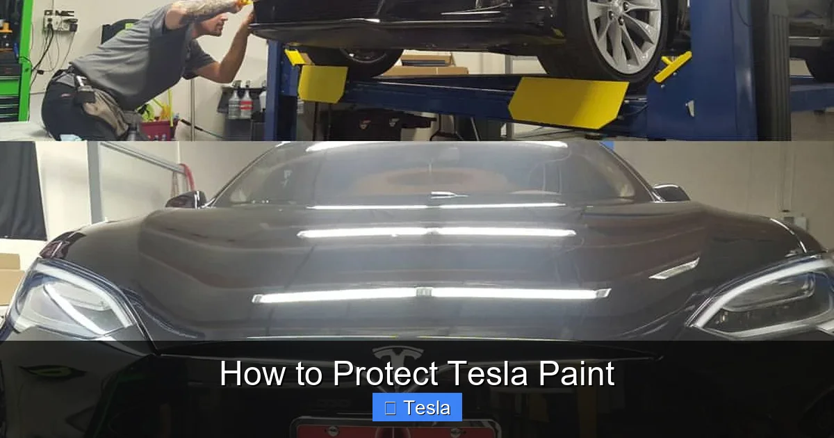 How to Protect Tesla Paint