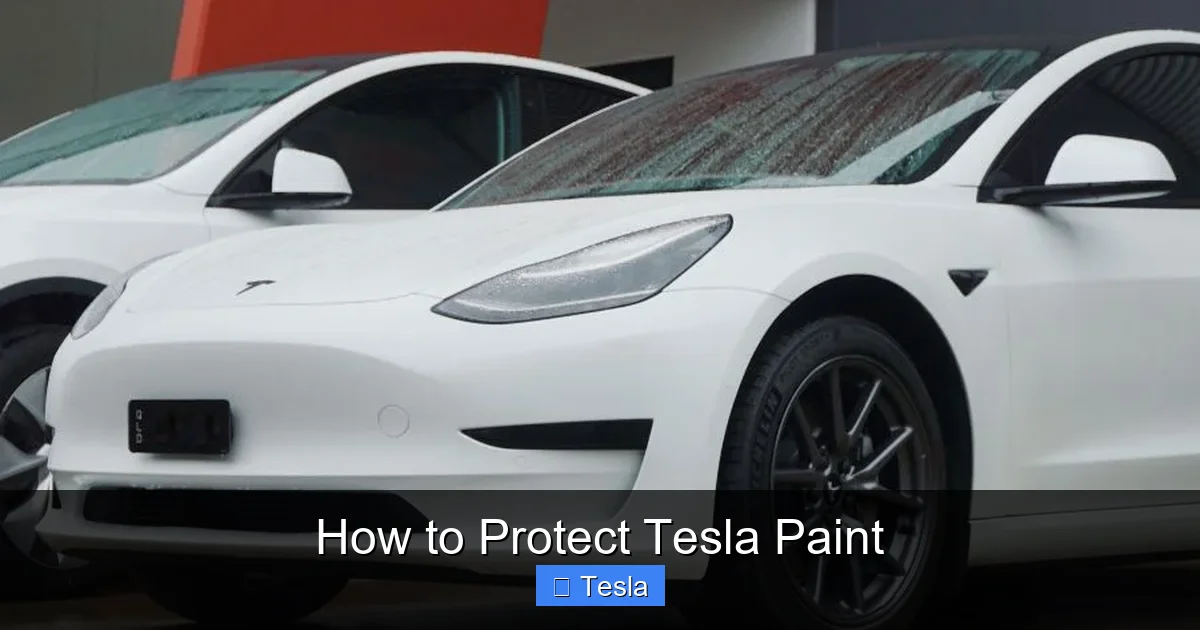 How to Protect Tesla Paint