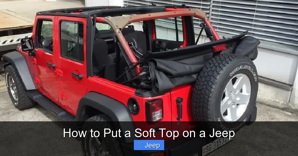 How to Put a Soft Top on a Jeep