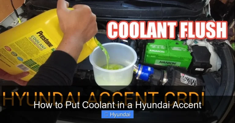 How to Put Coolant in a Hyundai Accent
