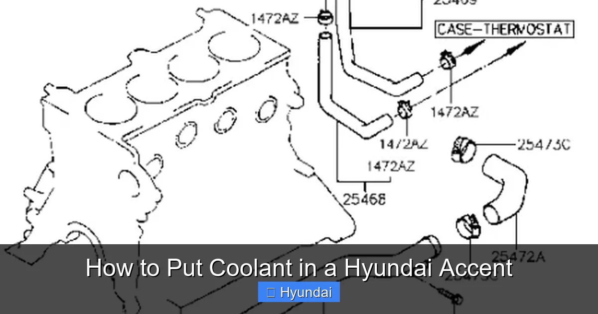 How to Put Coolant in a Hyundai Accent