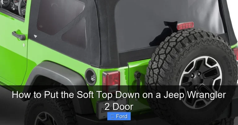How to Put the Soft Top Down on a Jeep Wrangler 2 Door