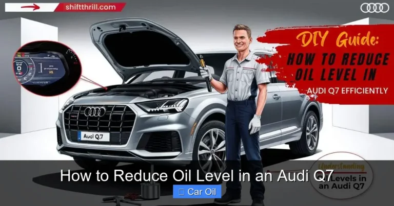 How to Reduce Oil Level in an Audi Q7