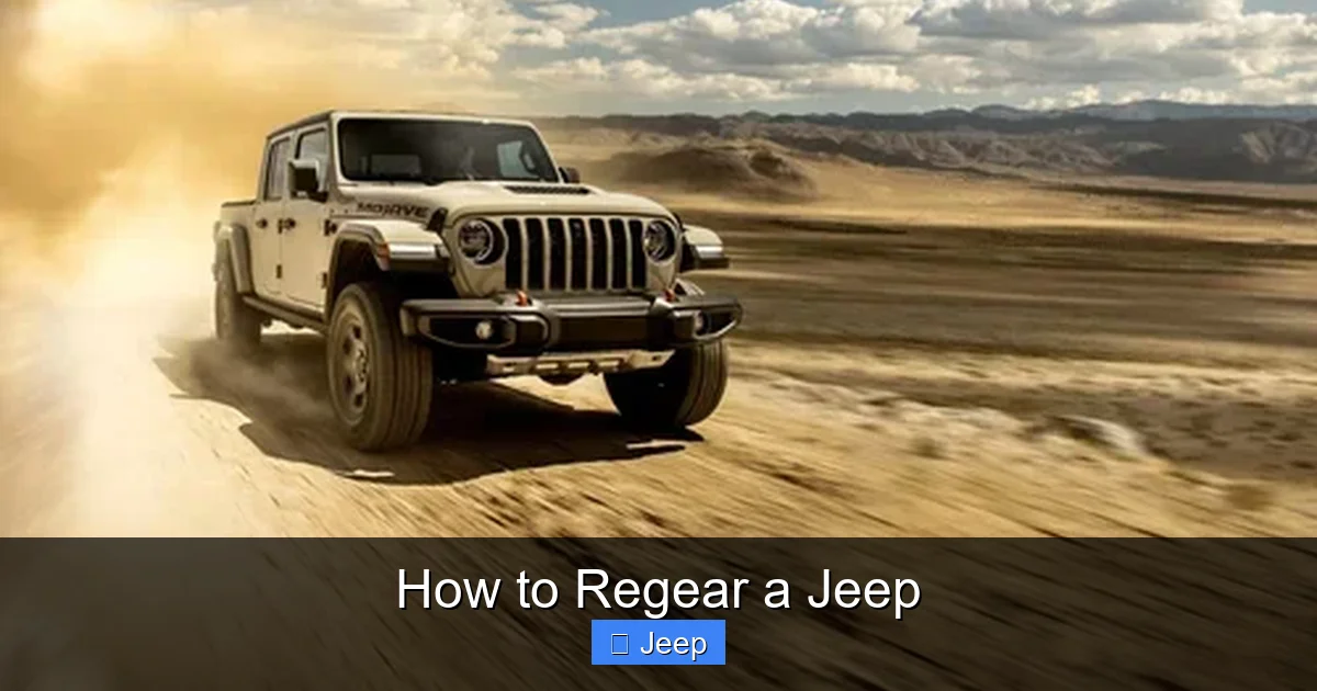 How to Regear a Jeep
