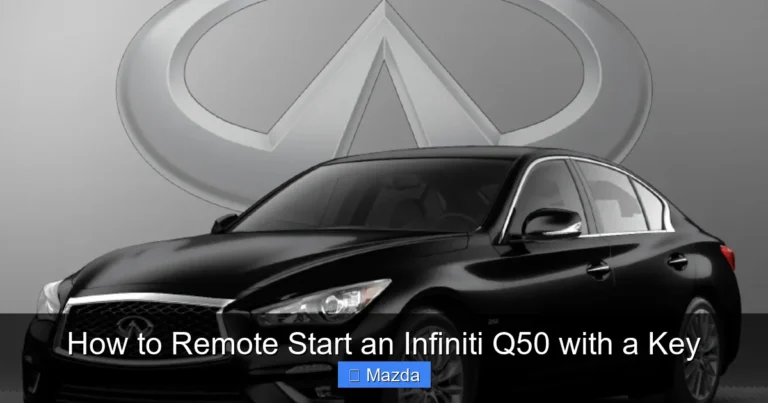 How to Remote Start an Infiniti Q50 with a Key