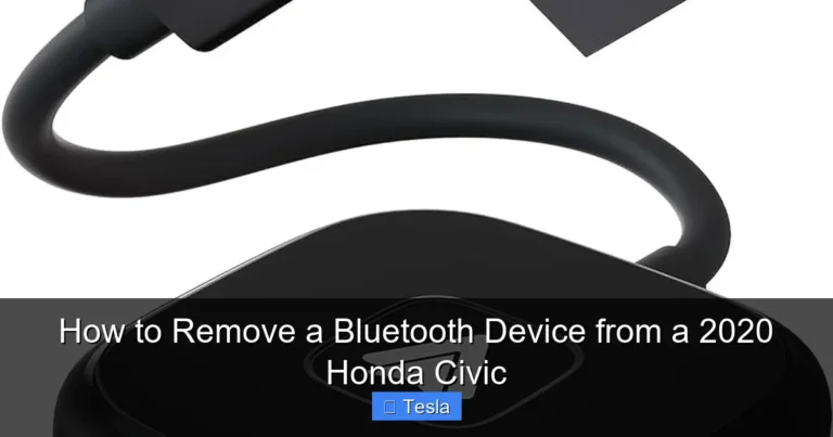 How to Remove a Bluetooth Device from a 2020 Honda Civic