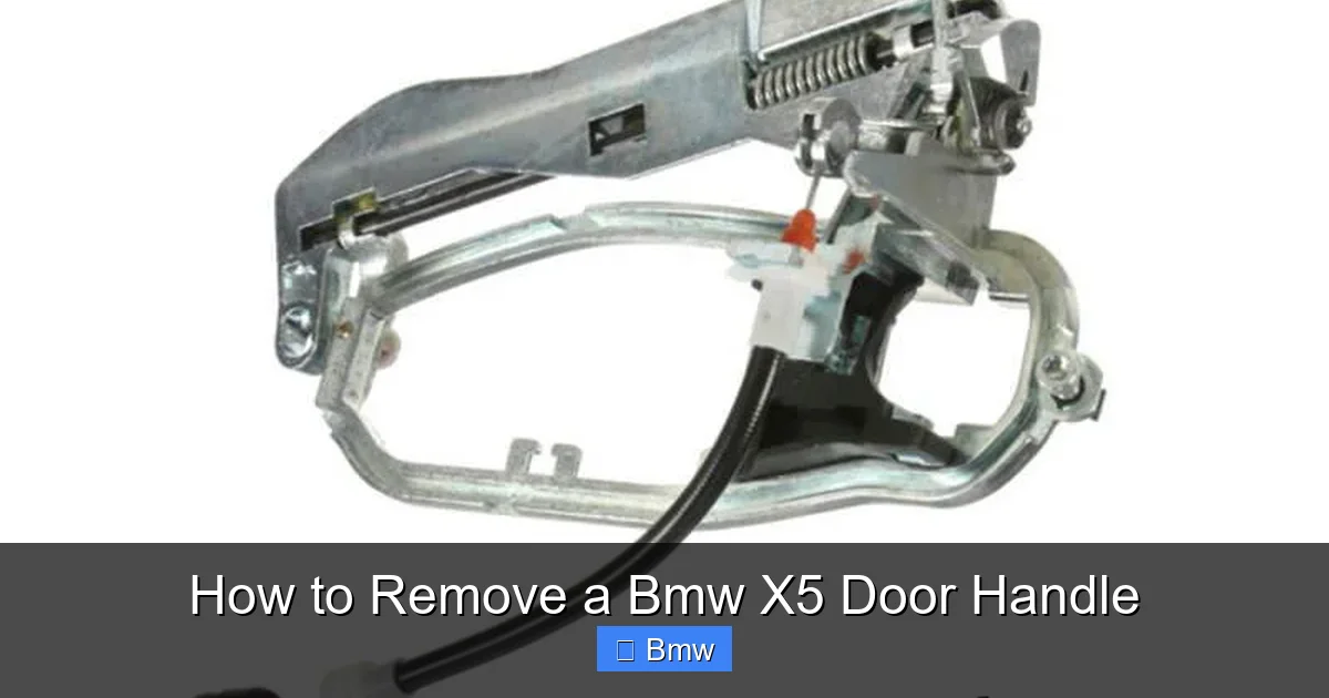 How to Remove a Bmw X5 Door Handle