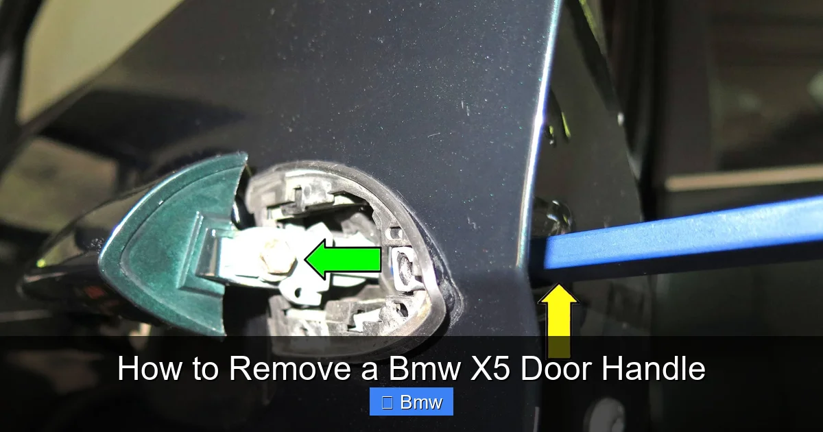 How to Remove a Bmw X5 Door Handle