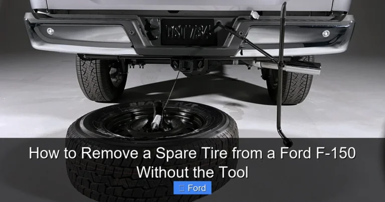 How to Remove a Spare Tire from a Ford F-150 Without the Tool