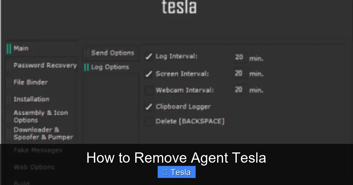 How to Remove Agent Tesla