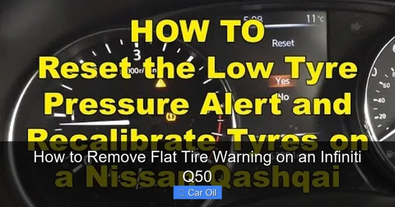 How to Remove Flat Tire Warning on an Infiniti Q50