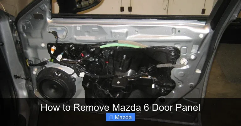 How to Remove Mazda 6 Door Panel