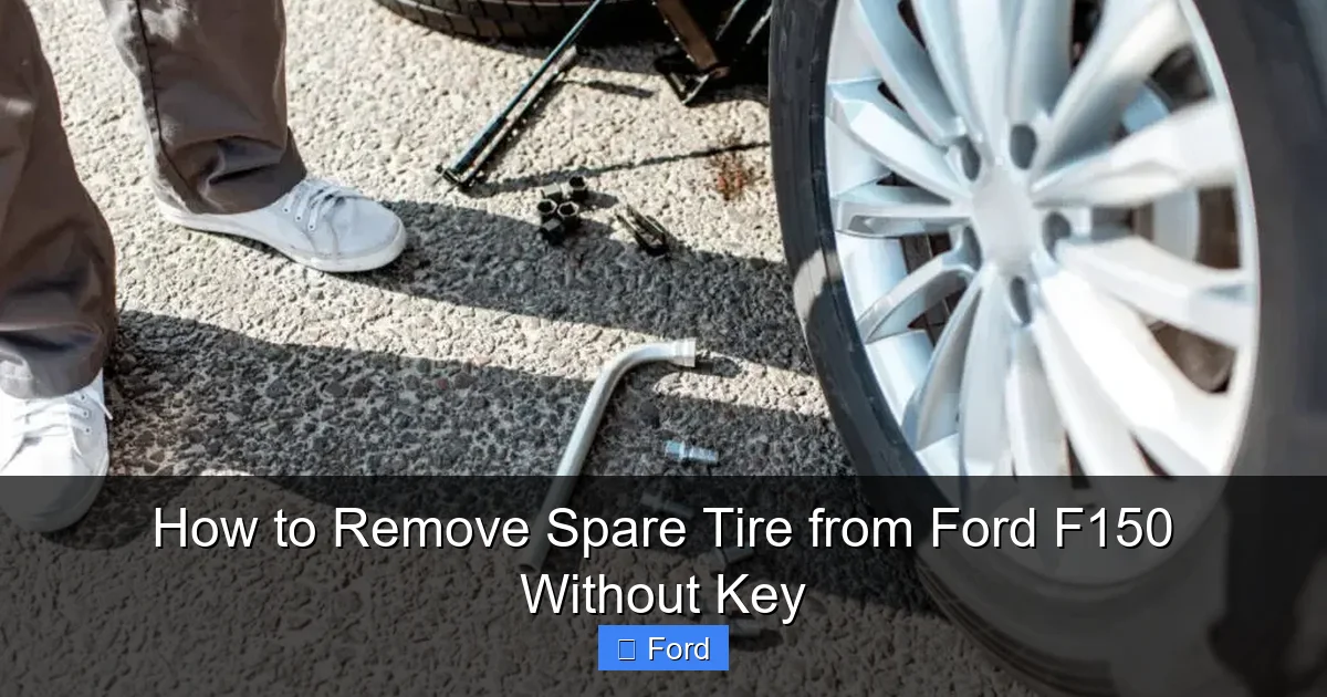 How to Remove Spare Tire from Ford F150 Without Key