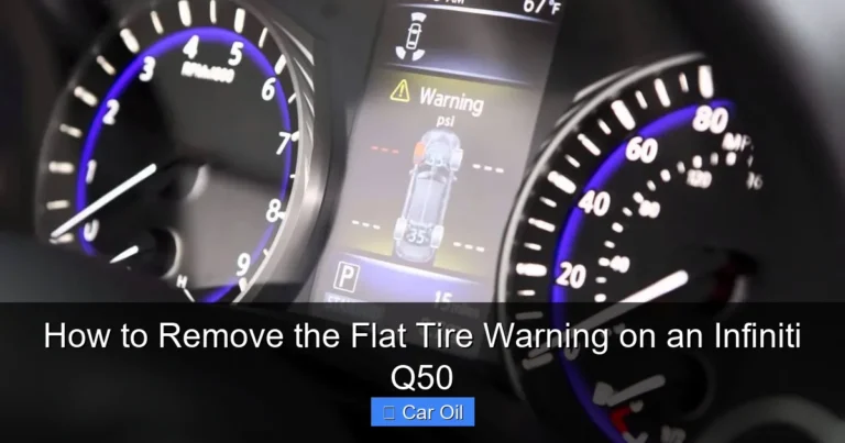 How to Remove the Flat Tire Warning on an Infiniti Q50