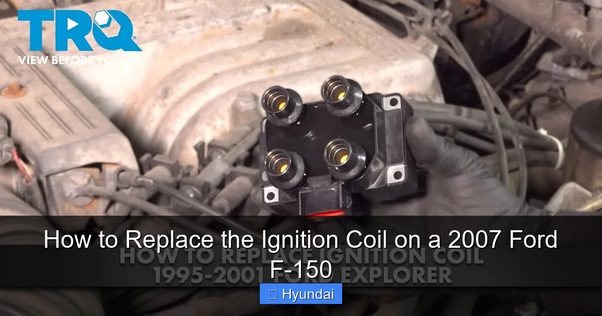 How to Replace the Ignition Coil on a 2007 Ford F-150