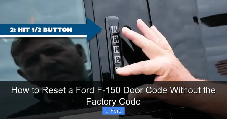 How to Reset a Ford F-150 Door Code Without the Factory Code