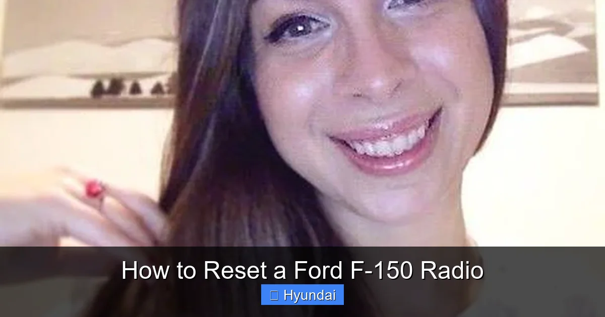 How to Reset a Ford F-150 Radio