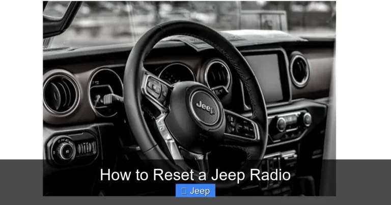 How to Reset a Jeep Radio