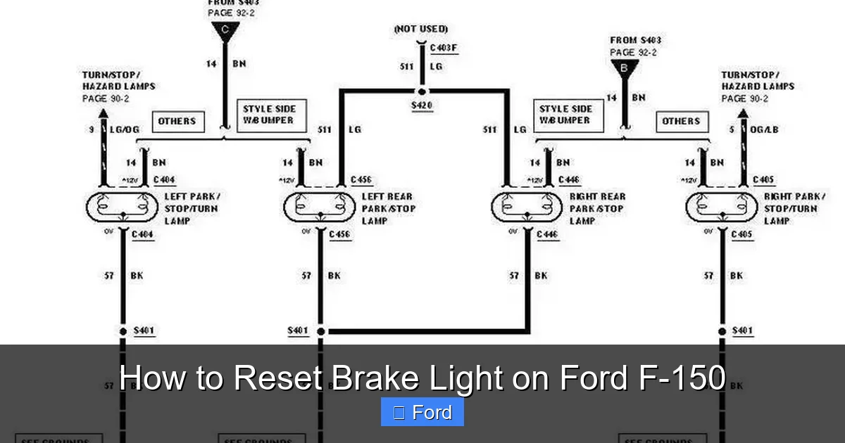 How to Reset Brake Light on Ford F-150