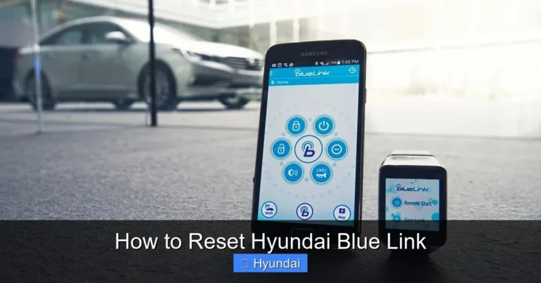How to Reset Hyundai Blue Link
