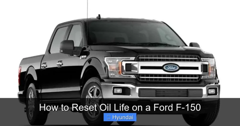 How to Reset Oil Life on a Ford F-150