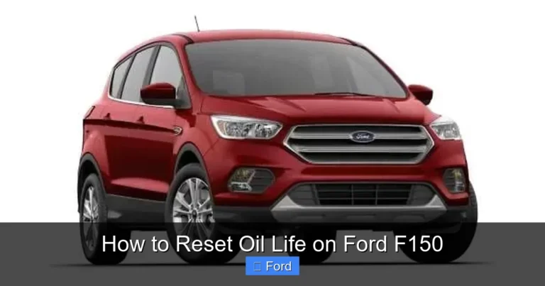 How to Reset Oil Life on Ford F150