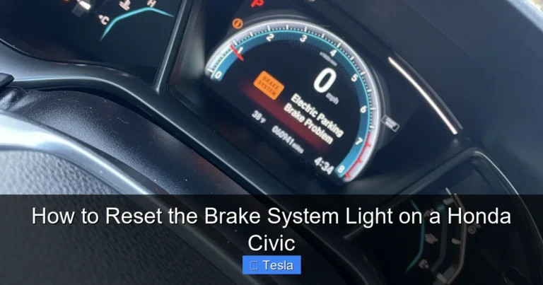 How to Reset the Brake System Light on a Honda Civic