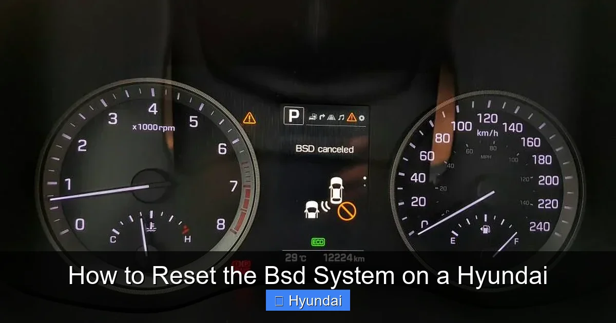 How to Reset the Bsd System on a Hyundai