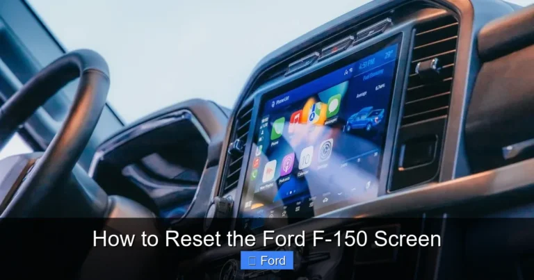 How to Reset the Ford F-150 Screen