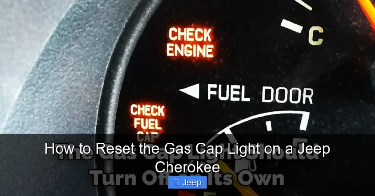 How to Reset the Gas Cap Light on a Jeep Cherokee
