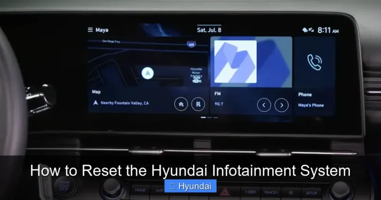 How to Reset the Hyundai Infotainment System