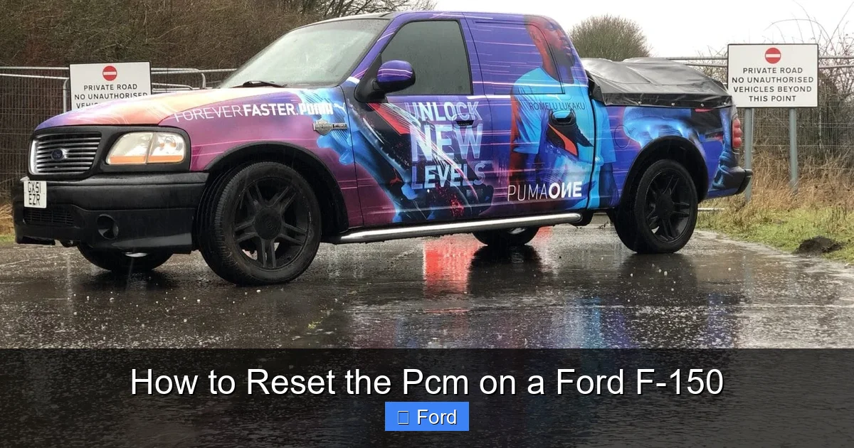 How to Reset the Pcm on a Ford F-150