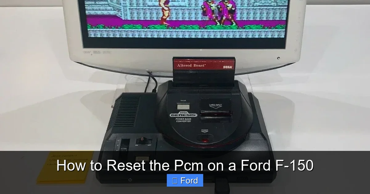 How to Reset the Pcm on a Ford F-150