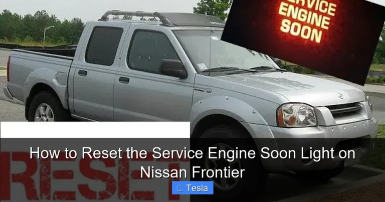 How to Reset the Service Engine Soon Light on Nissan Frontier