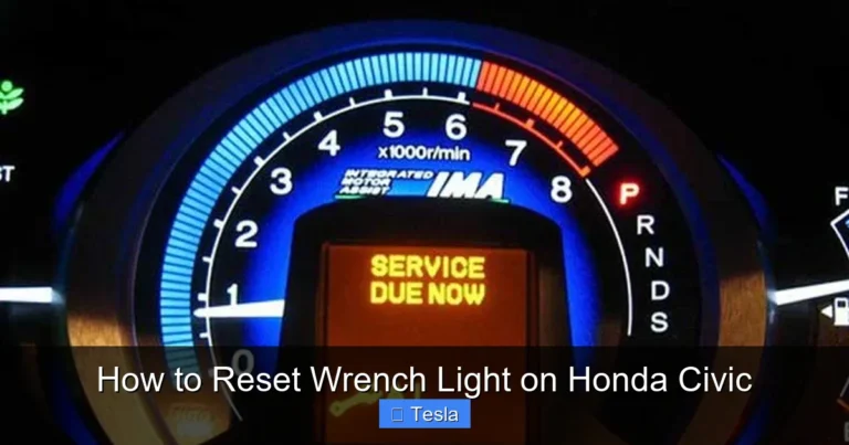How to Reset Wrench Light on Honda Civic
